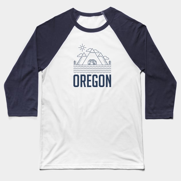 Oregon Baseball T-Shirt by happysquatch